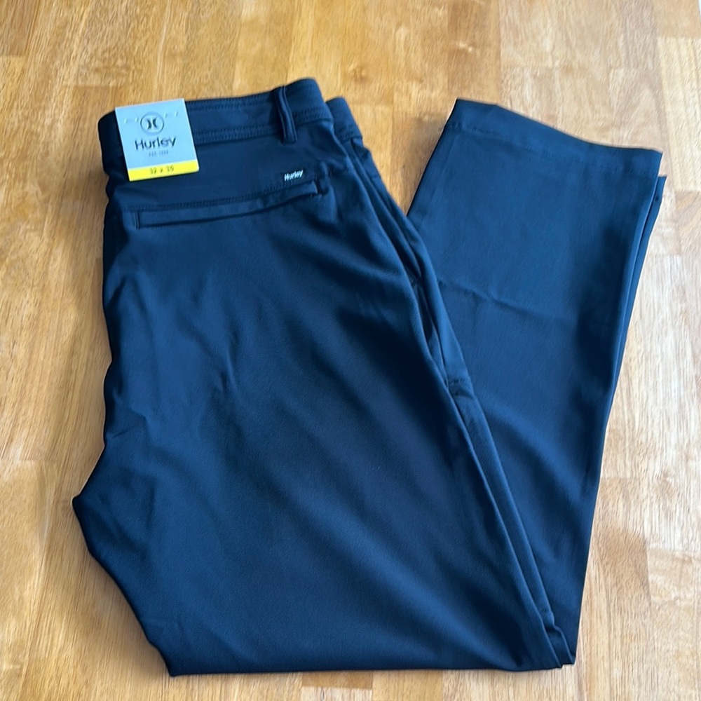Hurley Black Tech Pants Sleek and Versatile